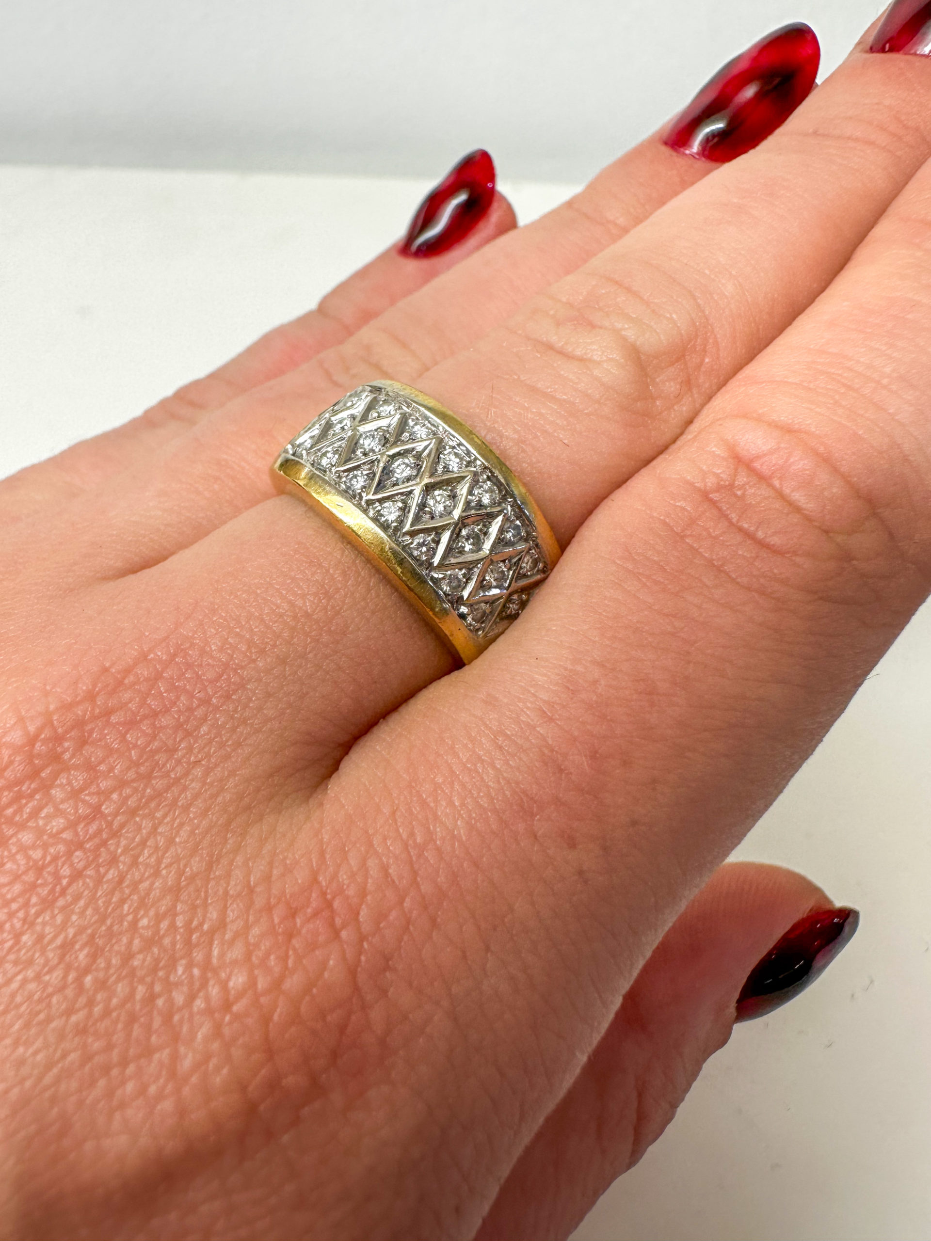 IMG_0927aurore morisse affaire conclue bijouterie bijoux bague or diamants losange vintage bijou ancien art déco occasion cadeau bijouterie