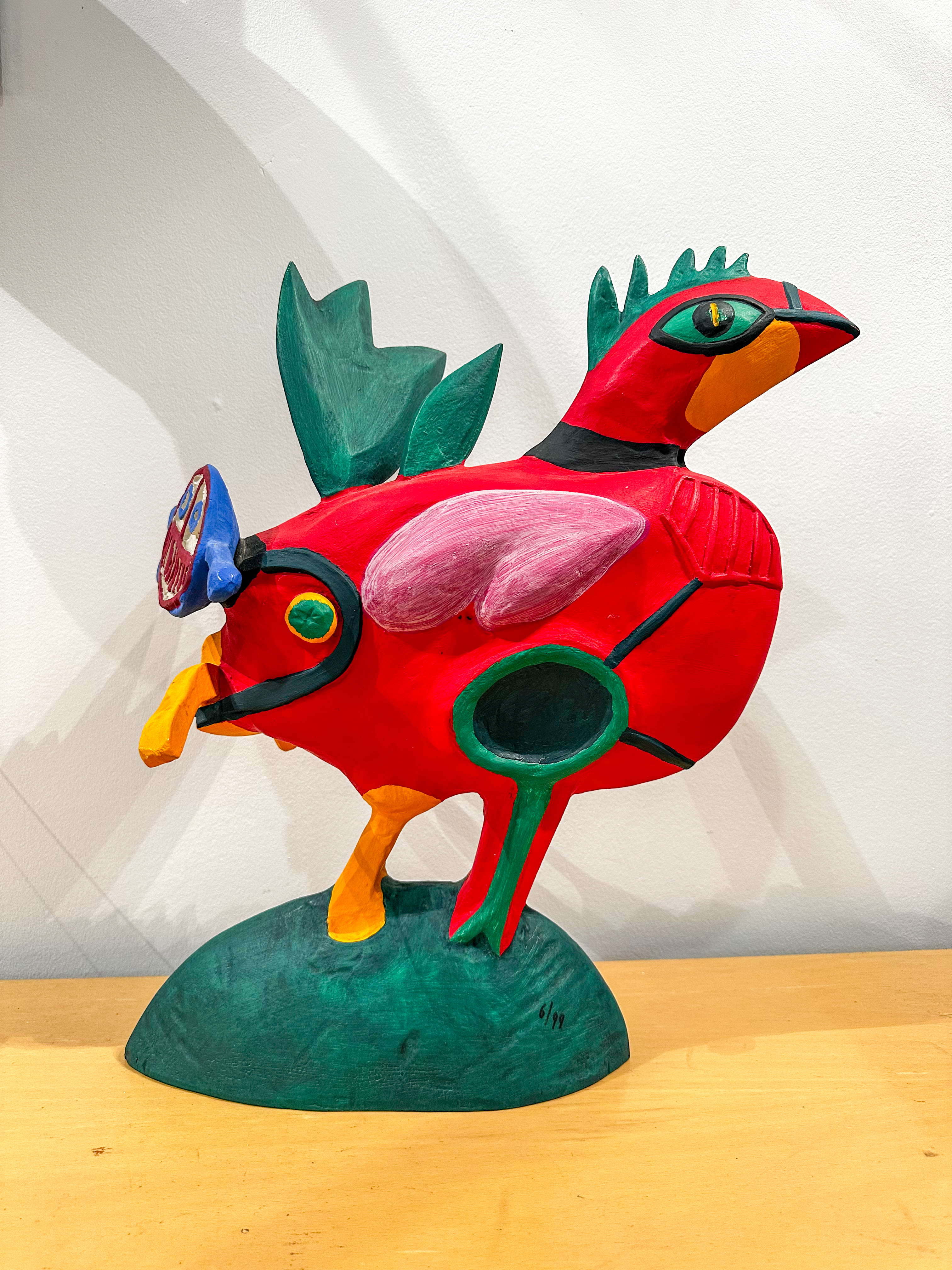 IMG_1334aurore morisse affaire conclue sculpture corneille cobra plâtre art naïf décoration collectionneur investissement collection
