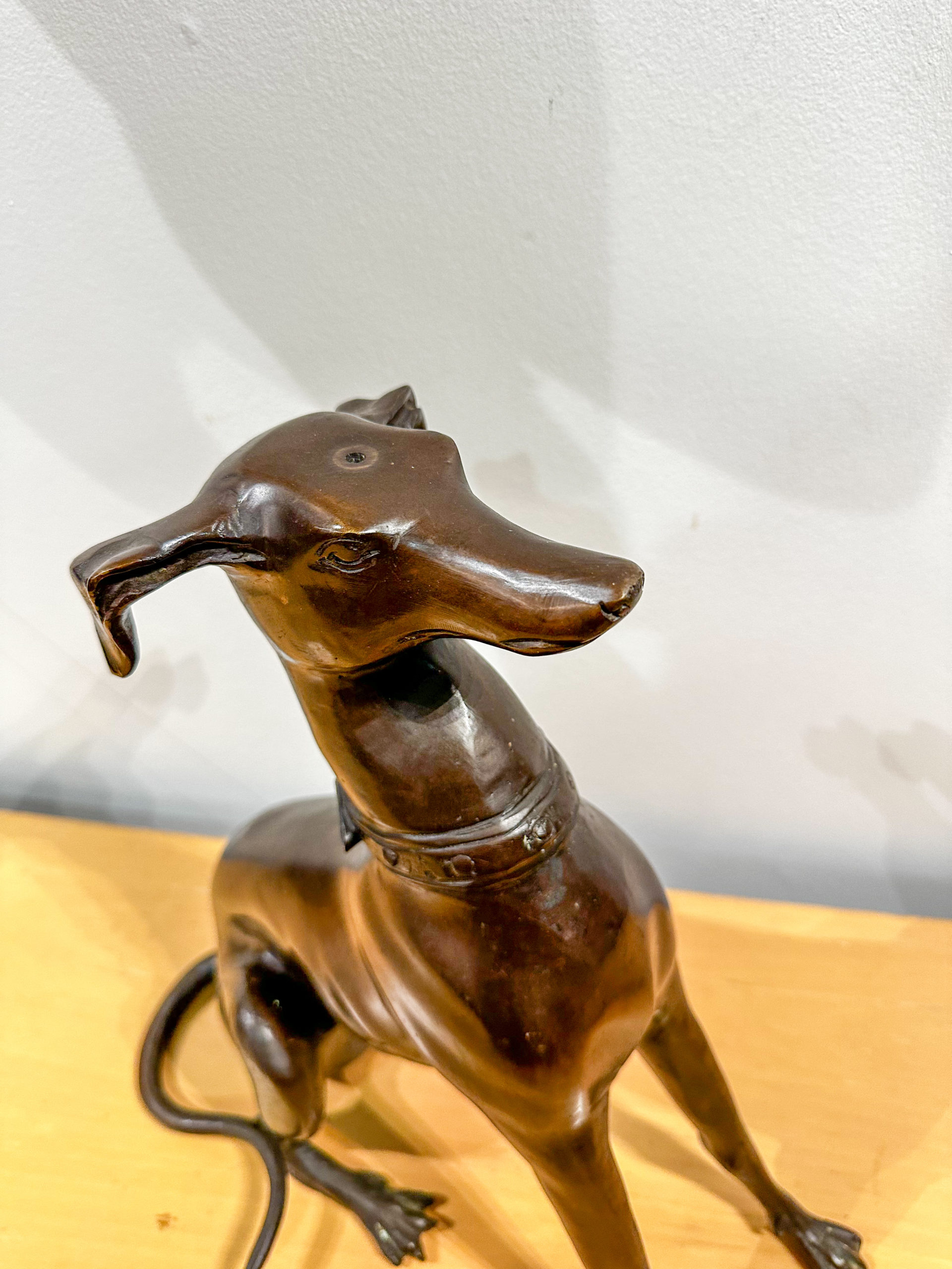 IMG_1360aurore morisse affaire conclue sculpture bronze animalier lévrier décoration animal 20e siècle moderne