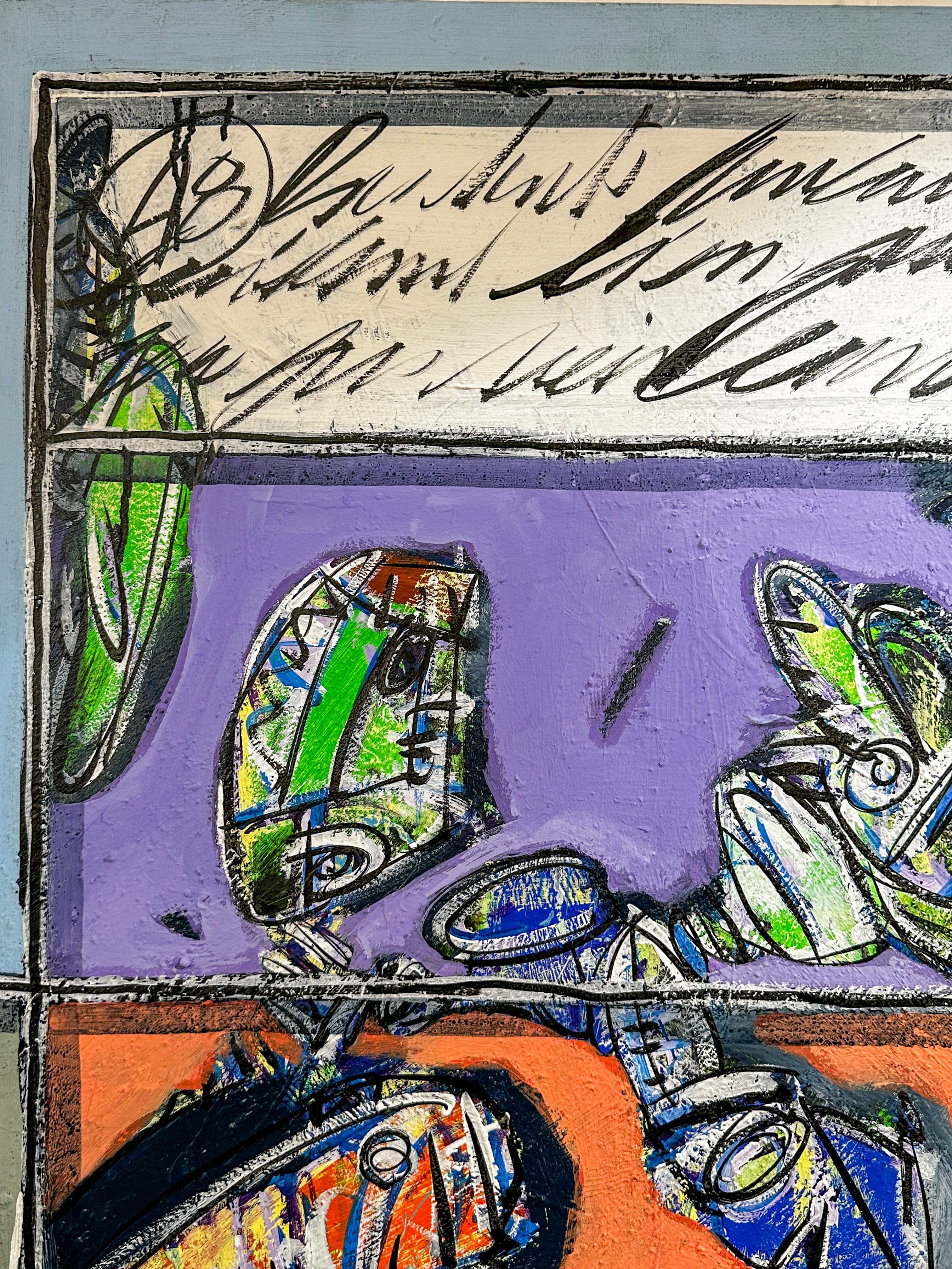 IMG_1444aurore morisse affaire conclue tableau eric legrain contemporain belge paire décoration collectionneur investissement abstraction